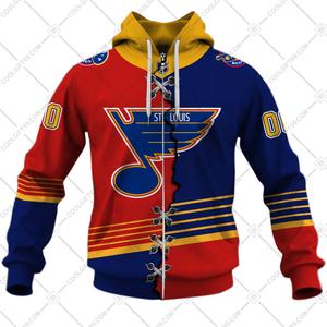 Vintage 80s St. Louis Blues Hockey Sweatshirt - Trends Bedding