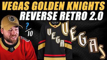 Golden Knights Authentic Reverse Retro Wordmark Jersey