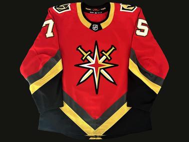 VEGAS GOLDEN KNIGHTS AUTHENTIC ADIDAS REVERSE RETRO 2.0 GLOW IN THE DARK  JERSEY