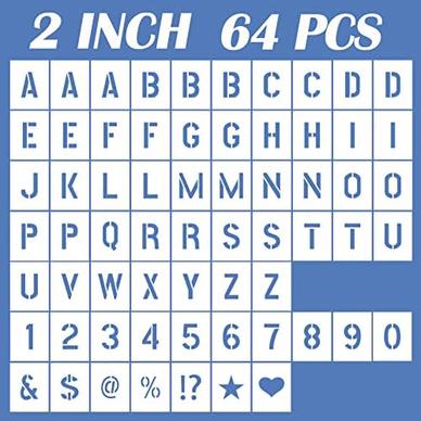 Letter Stencils (Printable Alphabet, Font, Templates, Patterns