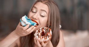 Hair in eating in a dream