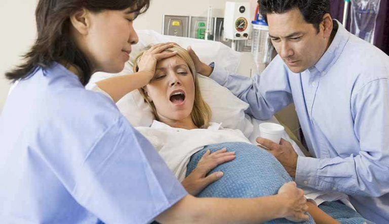 الطلق في المنام