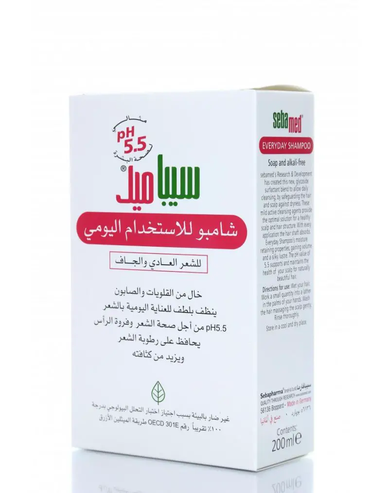Meng Erfahrung mat Sebamed Anti-Hoer Verloscht Shampoing