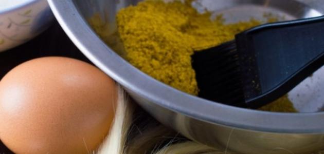 تجربتي مع الحناء والبيض