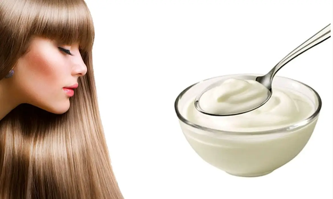 ماسك الزبادي للشعر