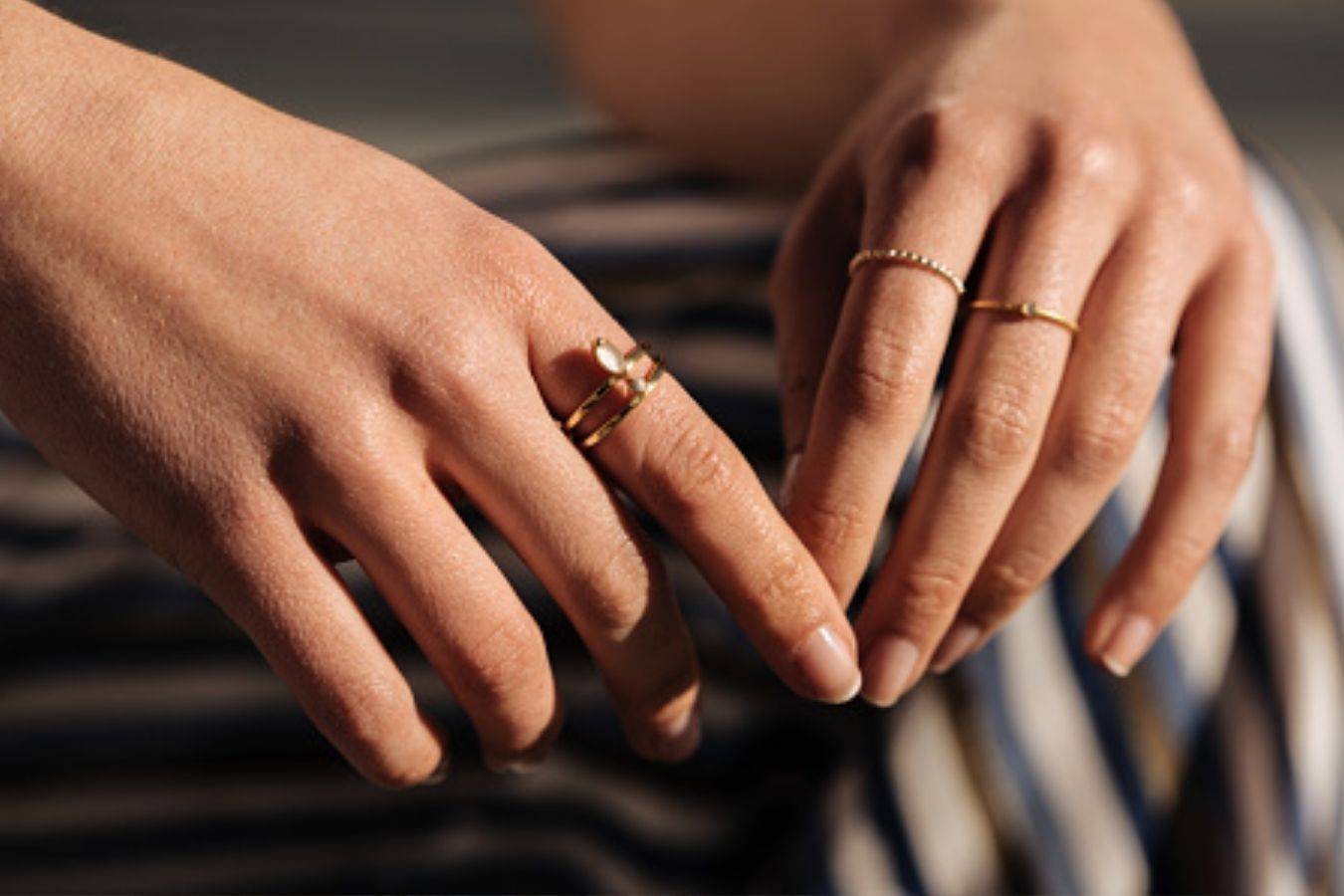 Wearing two rings