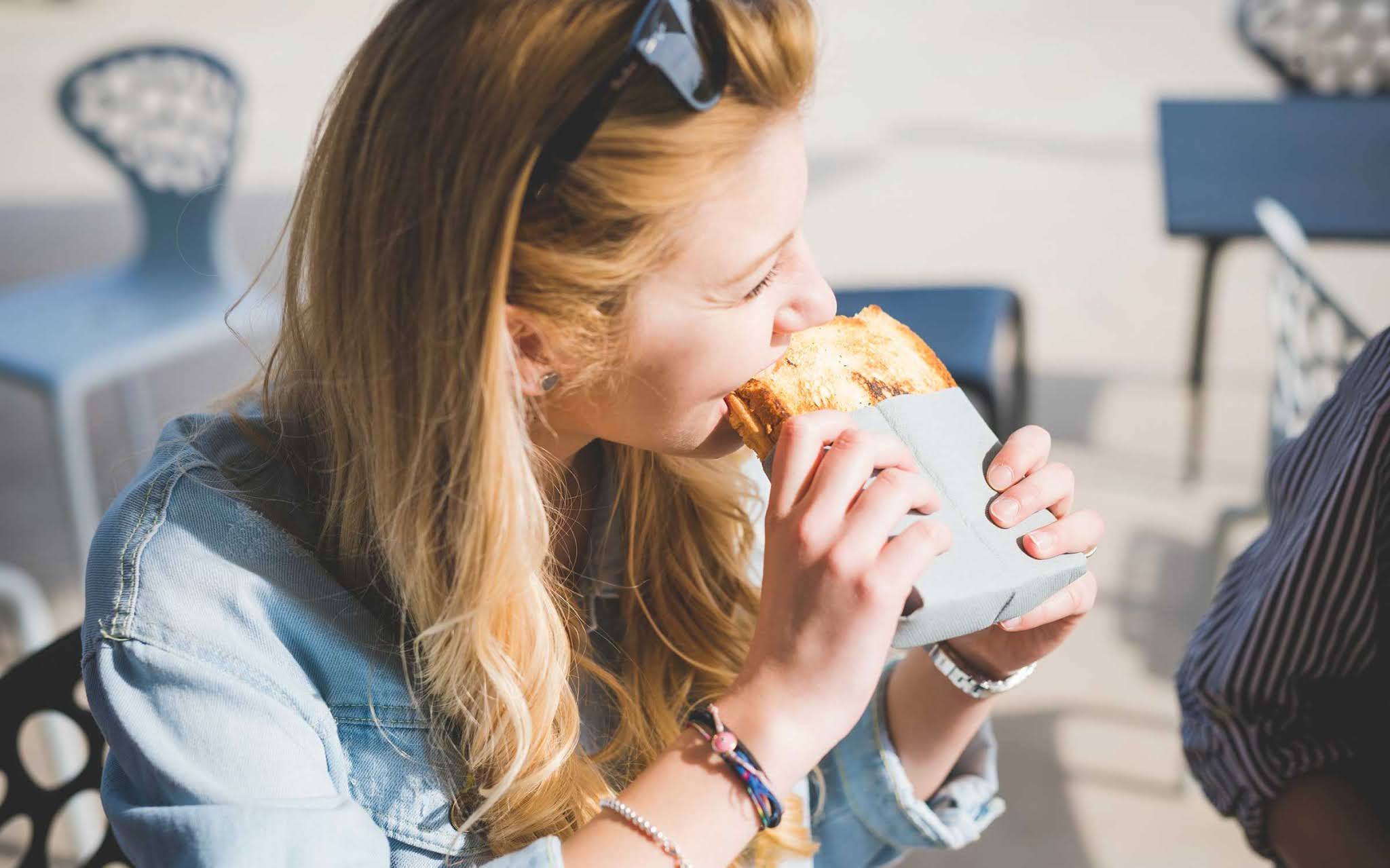 Eating bread in a dream